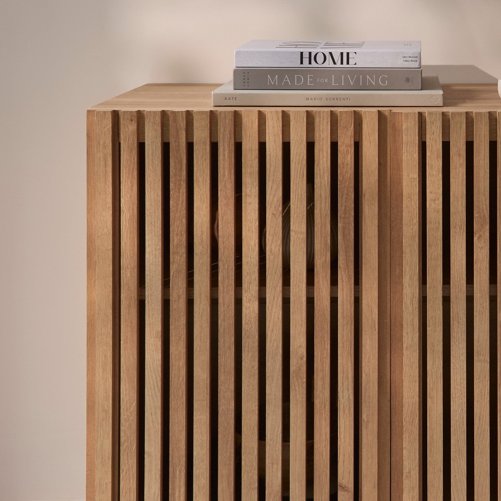 Nia 3 Door Large Sideboard - Washed Oak