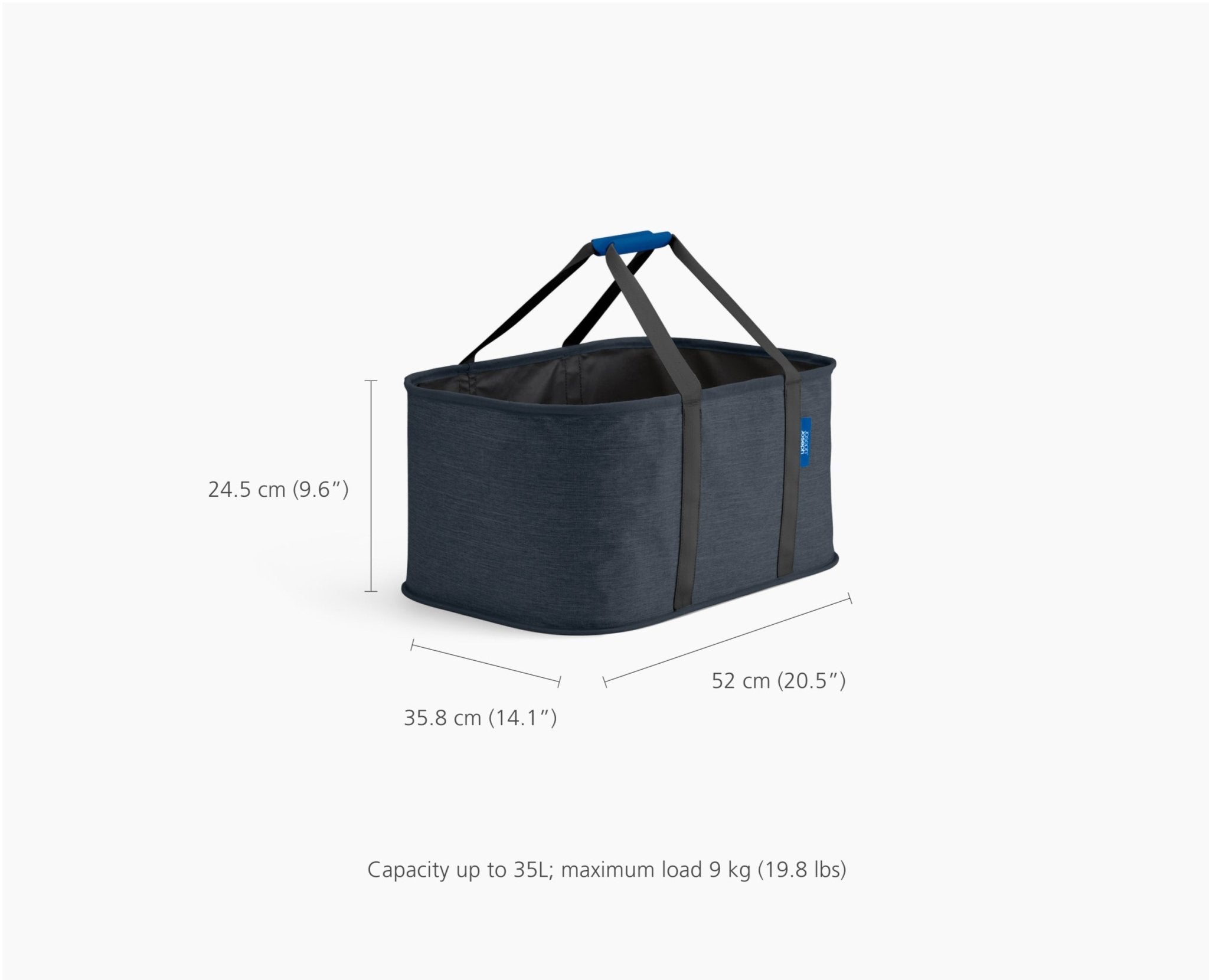 2-piece Black Tota Trio 90L & Hold-All™ 35L Laundry Basket Set