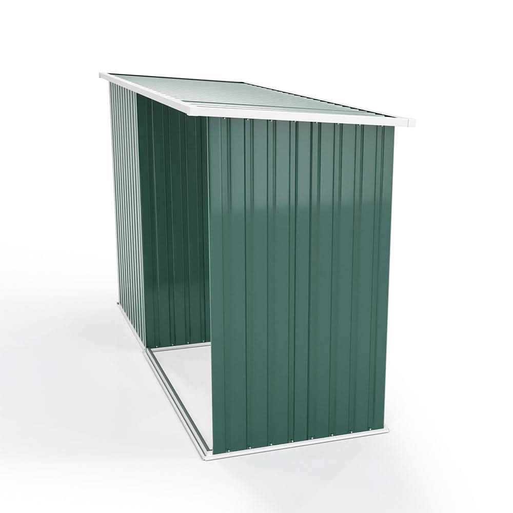 8ft Wood Outdoor Firewood Log Storage Shed