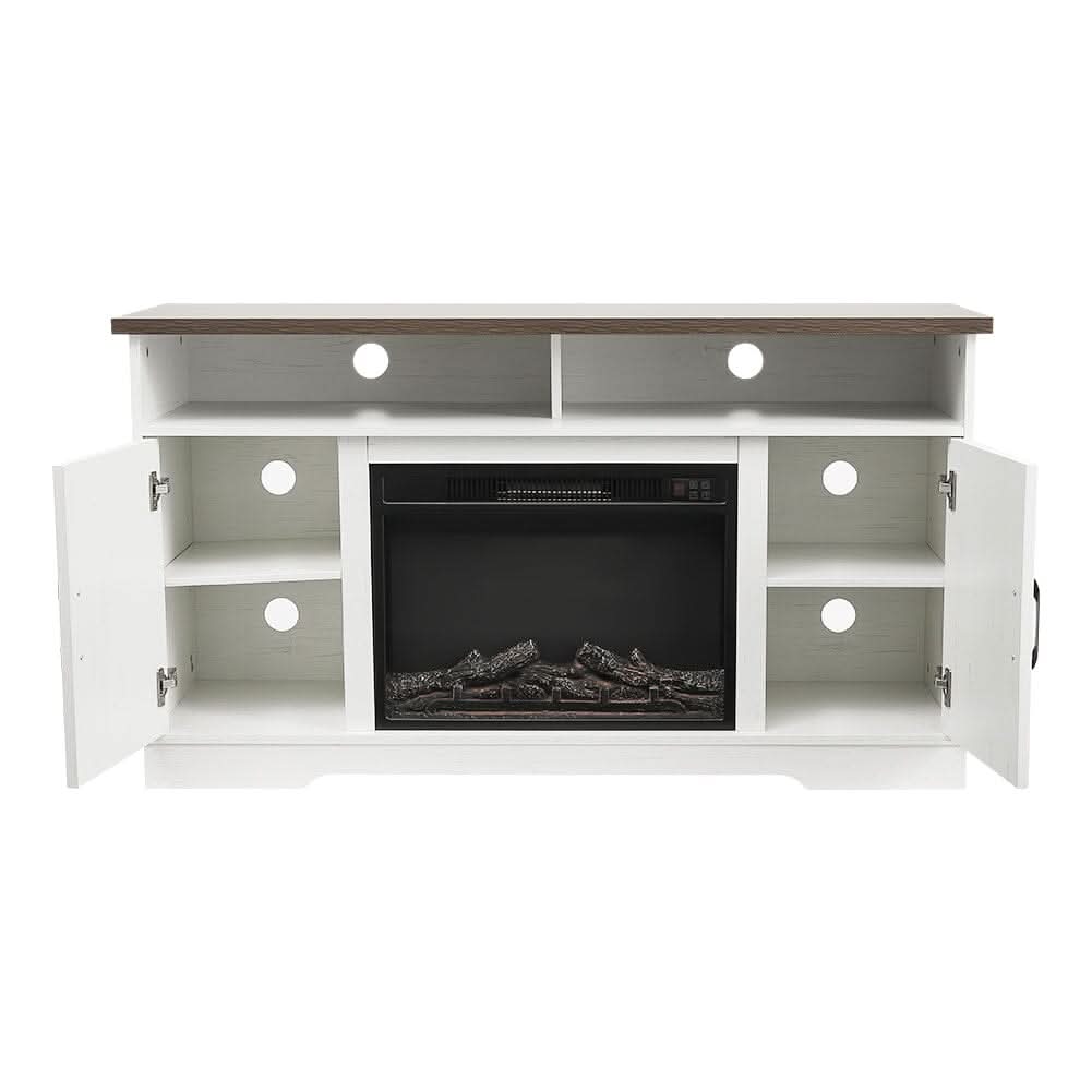 54inch W Freestanding Fireplaces Recessed Electric Fireplace TV Stand