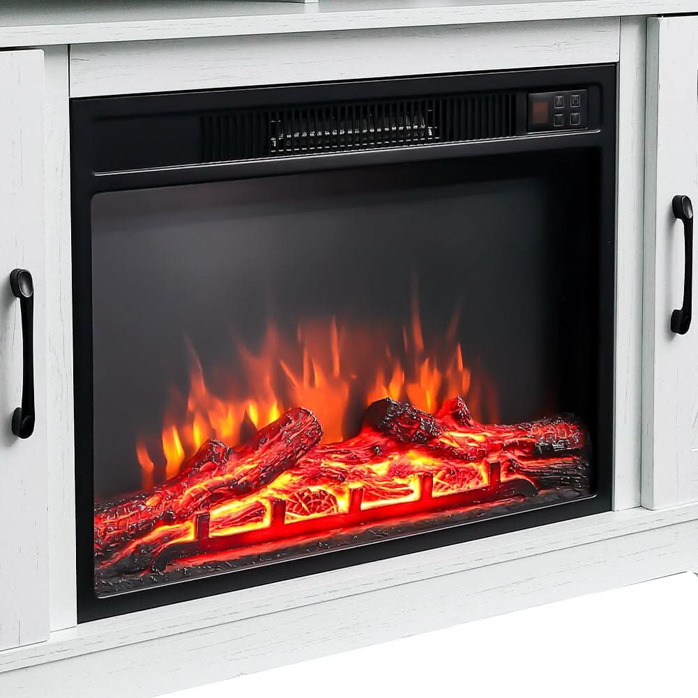 54inch W Freestanding Fireplaces Recessed Electric Fireplace TV Stand