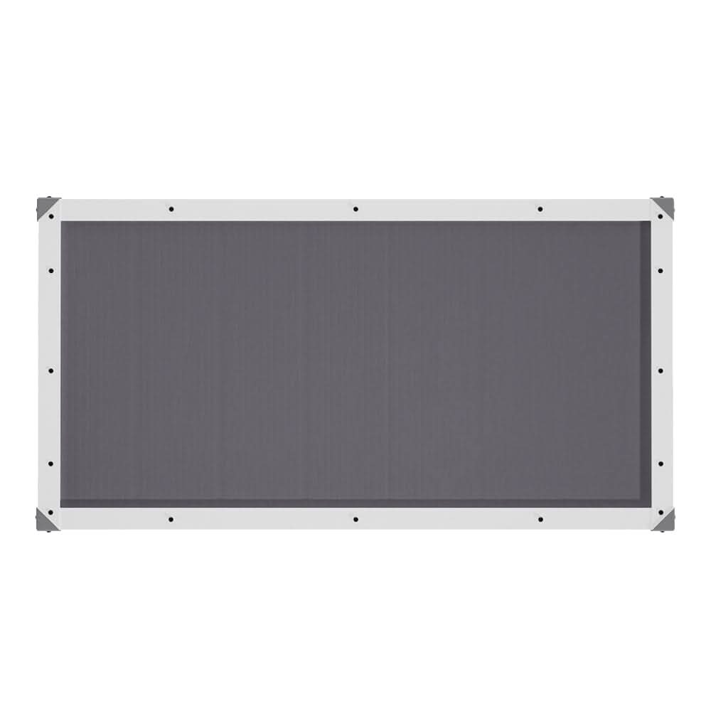 4x2ft Plastic Waterproof Grey Garden Tool Bicycle Storage Shed