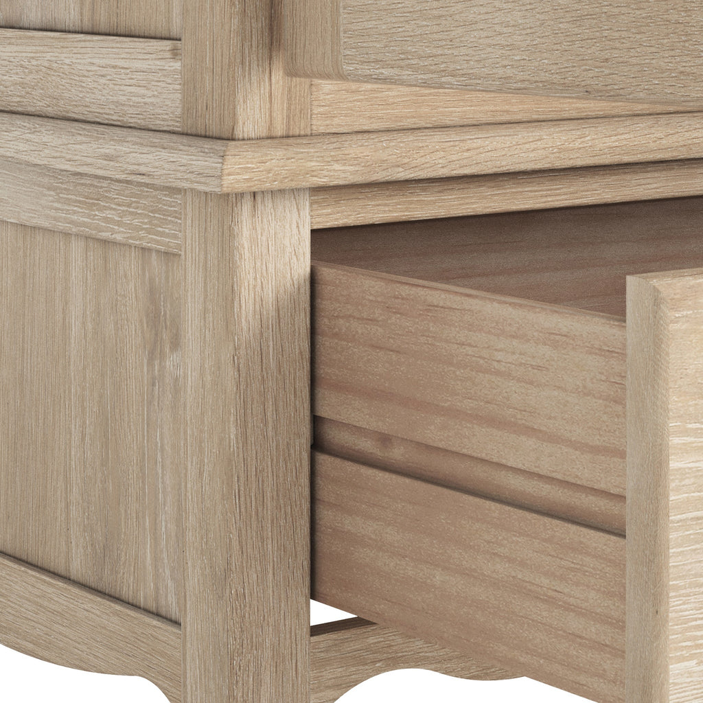 Celine Washed Oak Triple Wardrobe