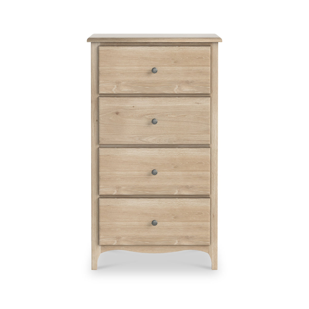 Celine Washed Oak XL 4 Drawer Tallboy Chest
