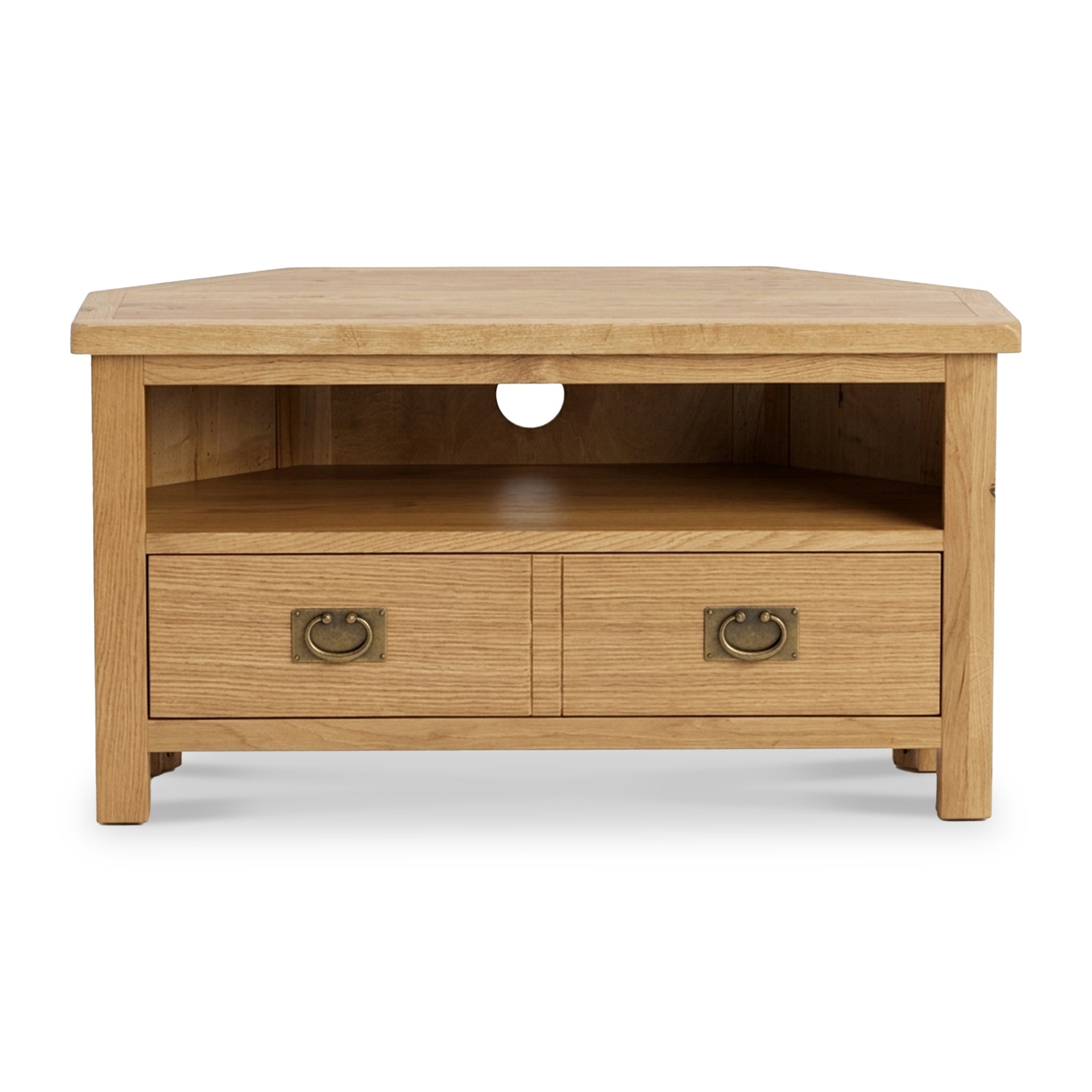 Surrey Oak Corner TV Stand