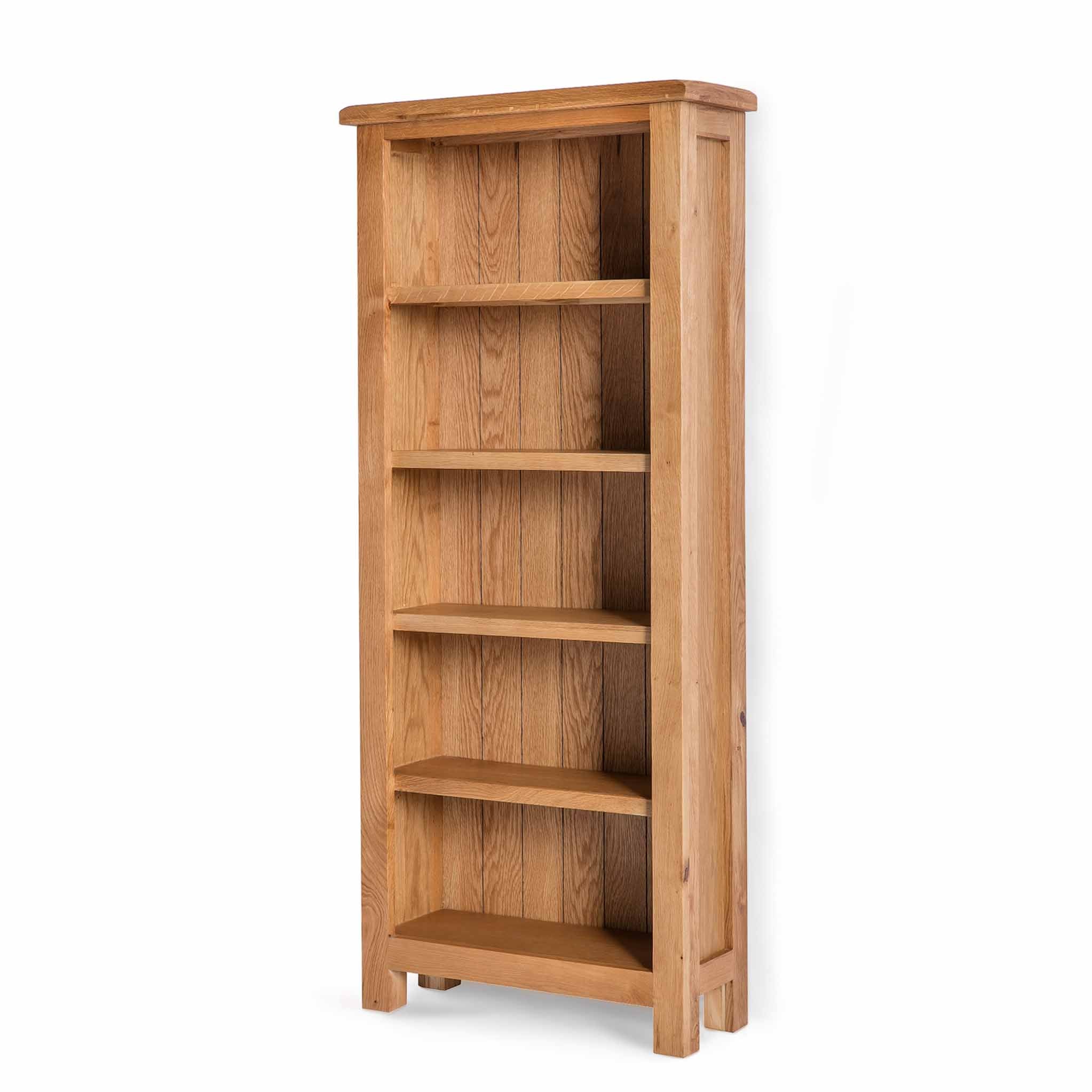 Surrey Oak Slim Bookcase