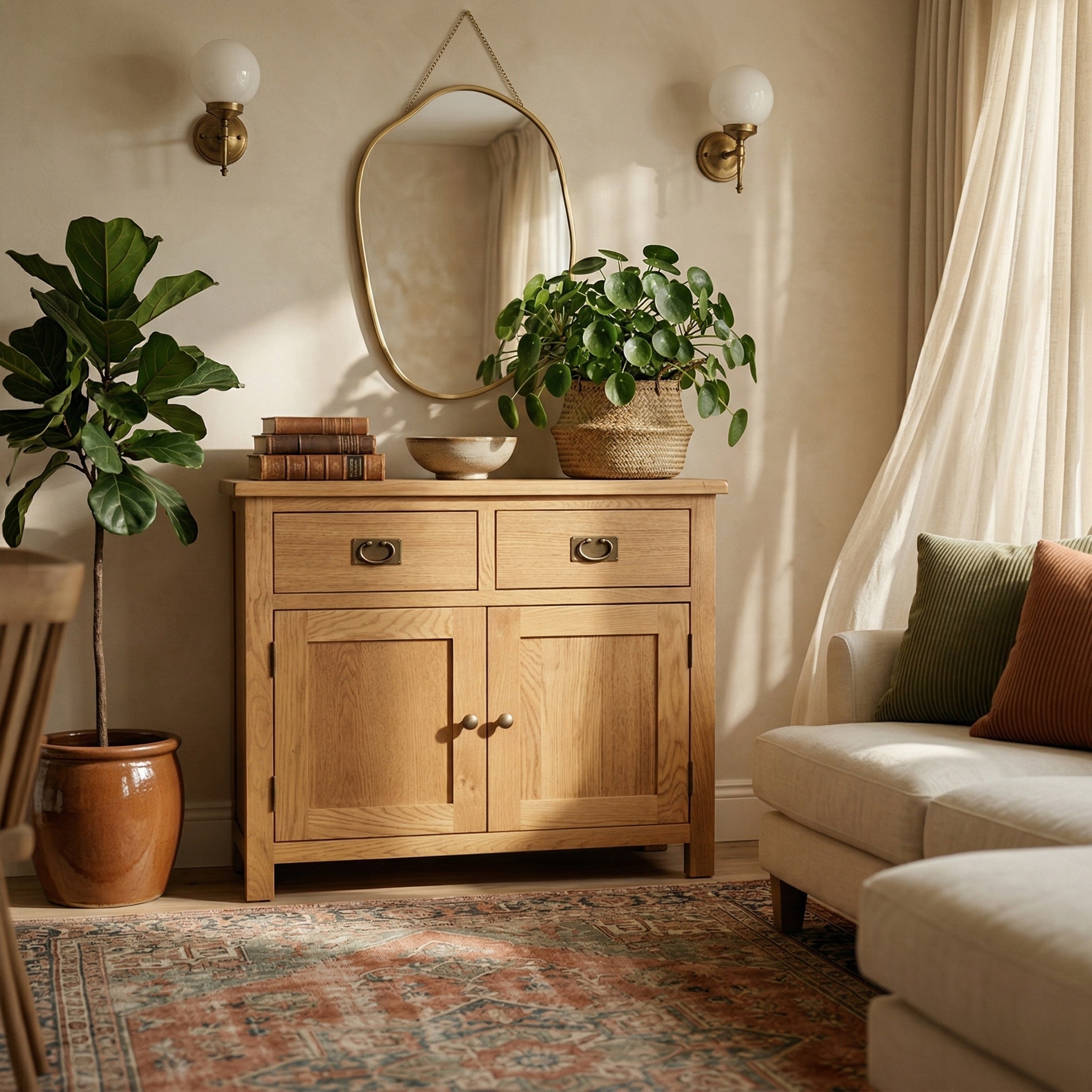 Surrey Oak Small Sideboard