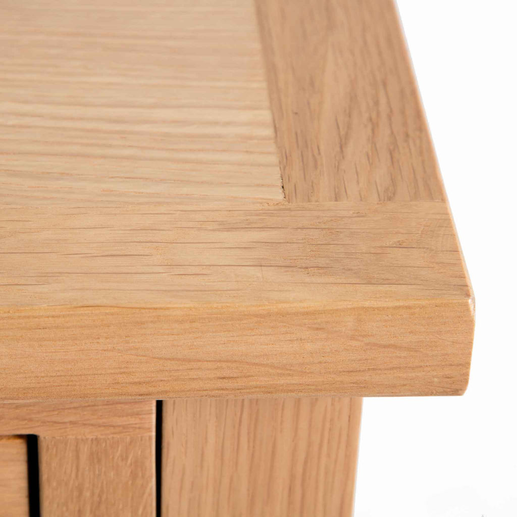 London Oak 140cm Wide TV Stand