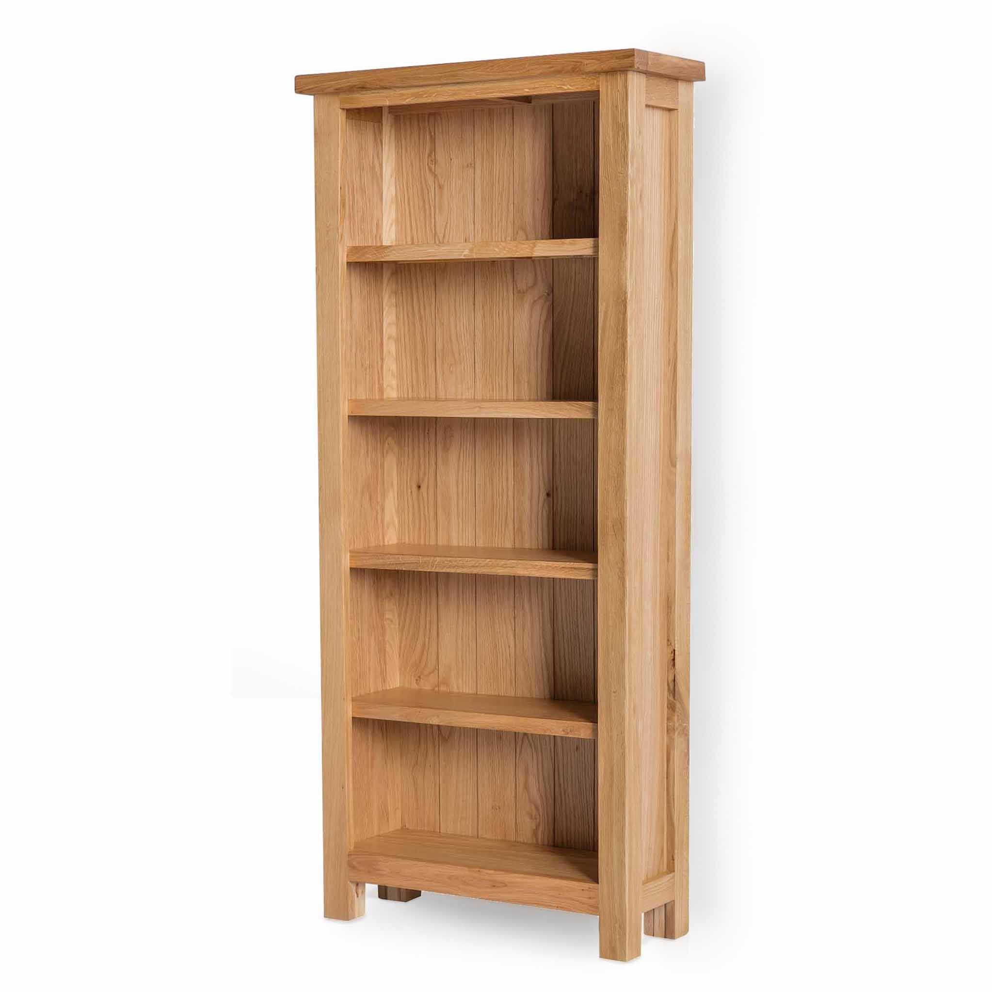London Oak Slim Bookcase