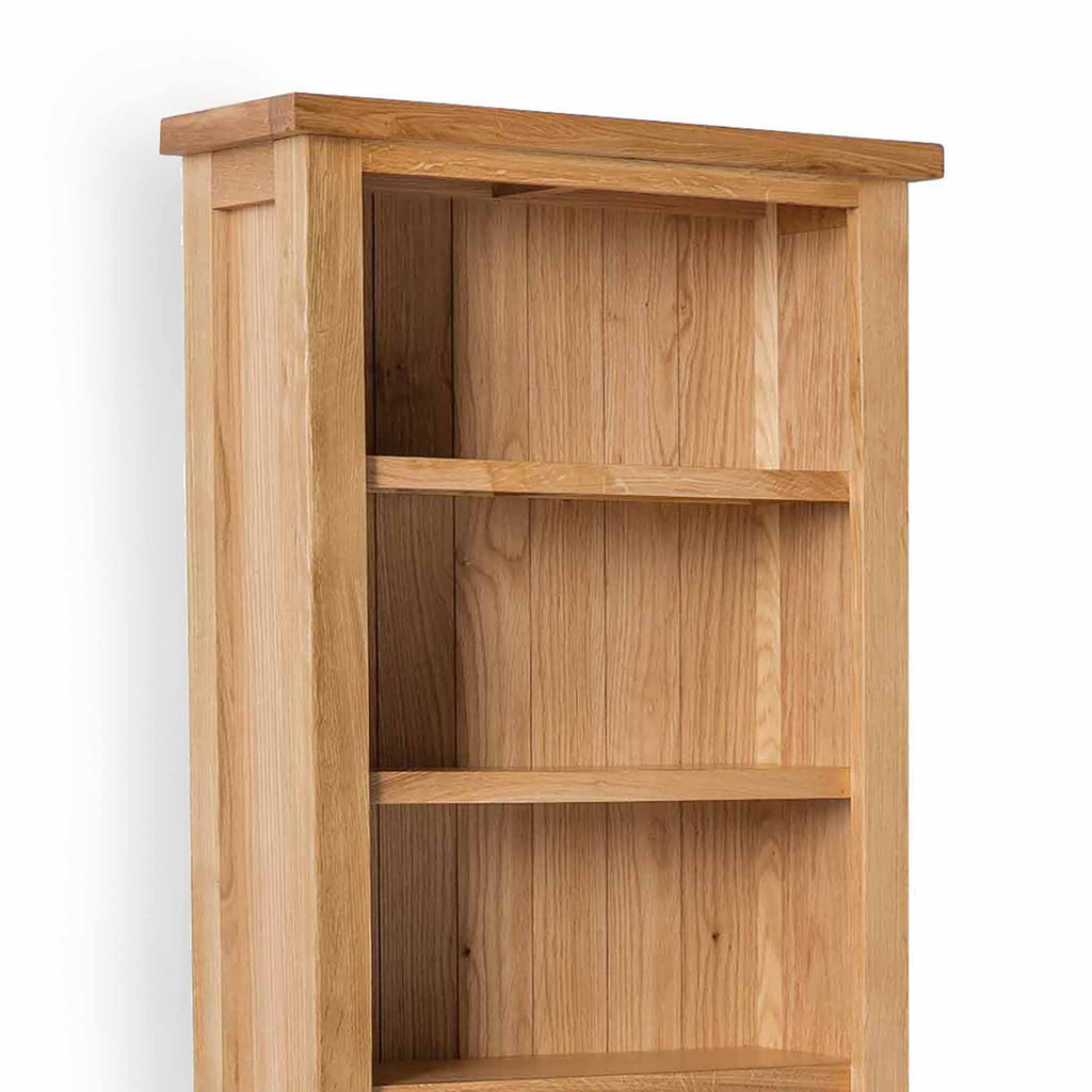 London Oak Slim Bookcase