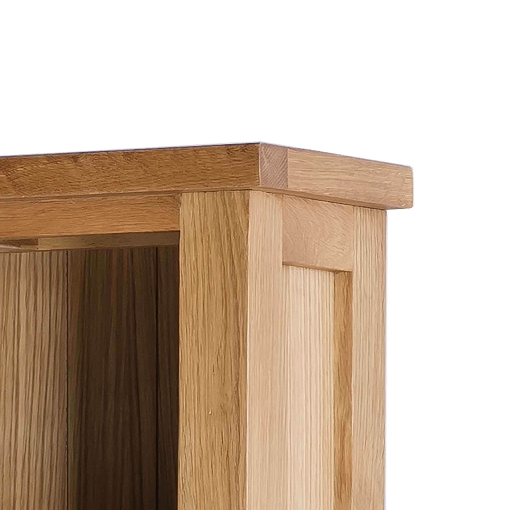 London Oak Slim Bookcase