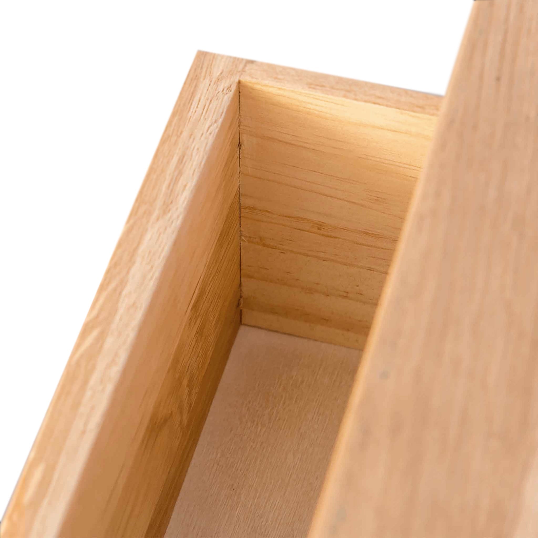Surrey Oak Console Table with Baskets