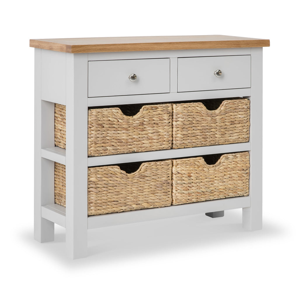 Farro Console Table with Baskets
