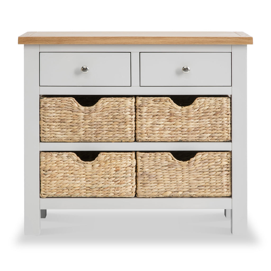 Farro Console Table with Baskets