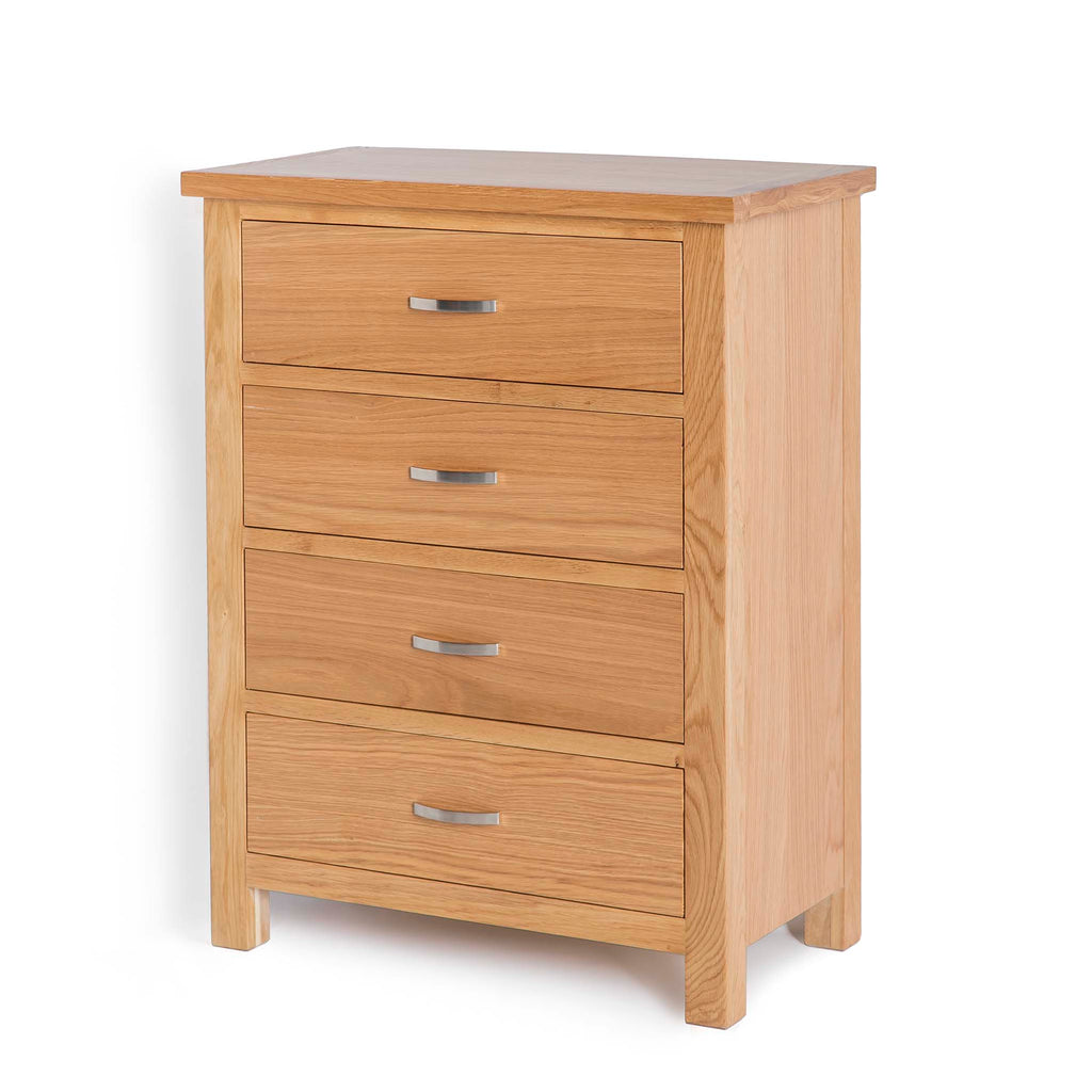London Oak 4 Drawer Chest
