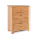 London Oak 4 Drawer Chest