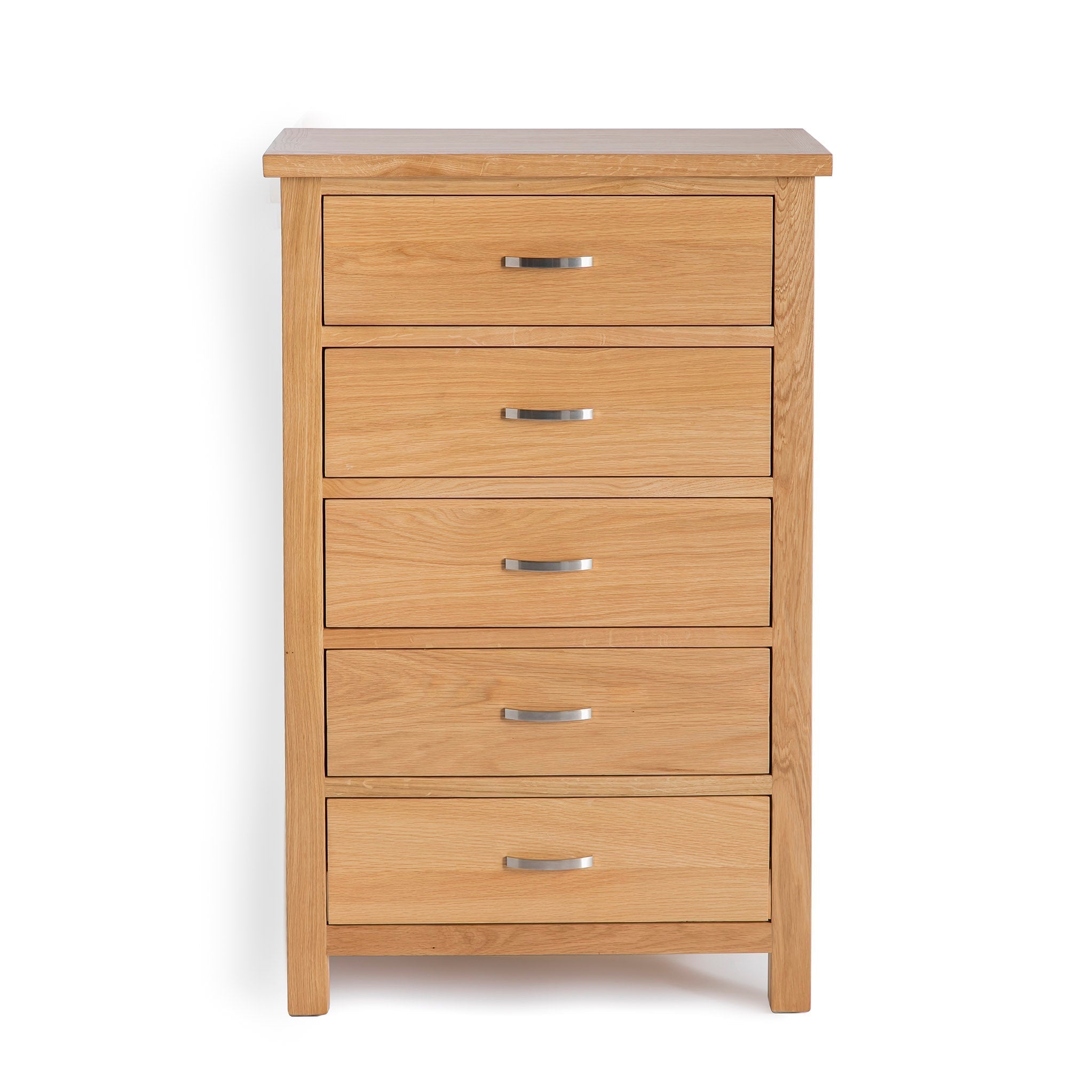 London Oak 5 Drawer Chest