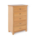 London Oak 5 Drawer Chest