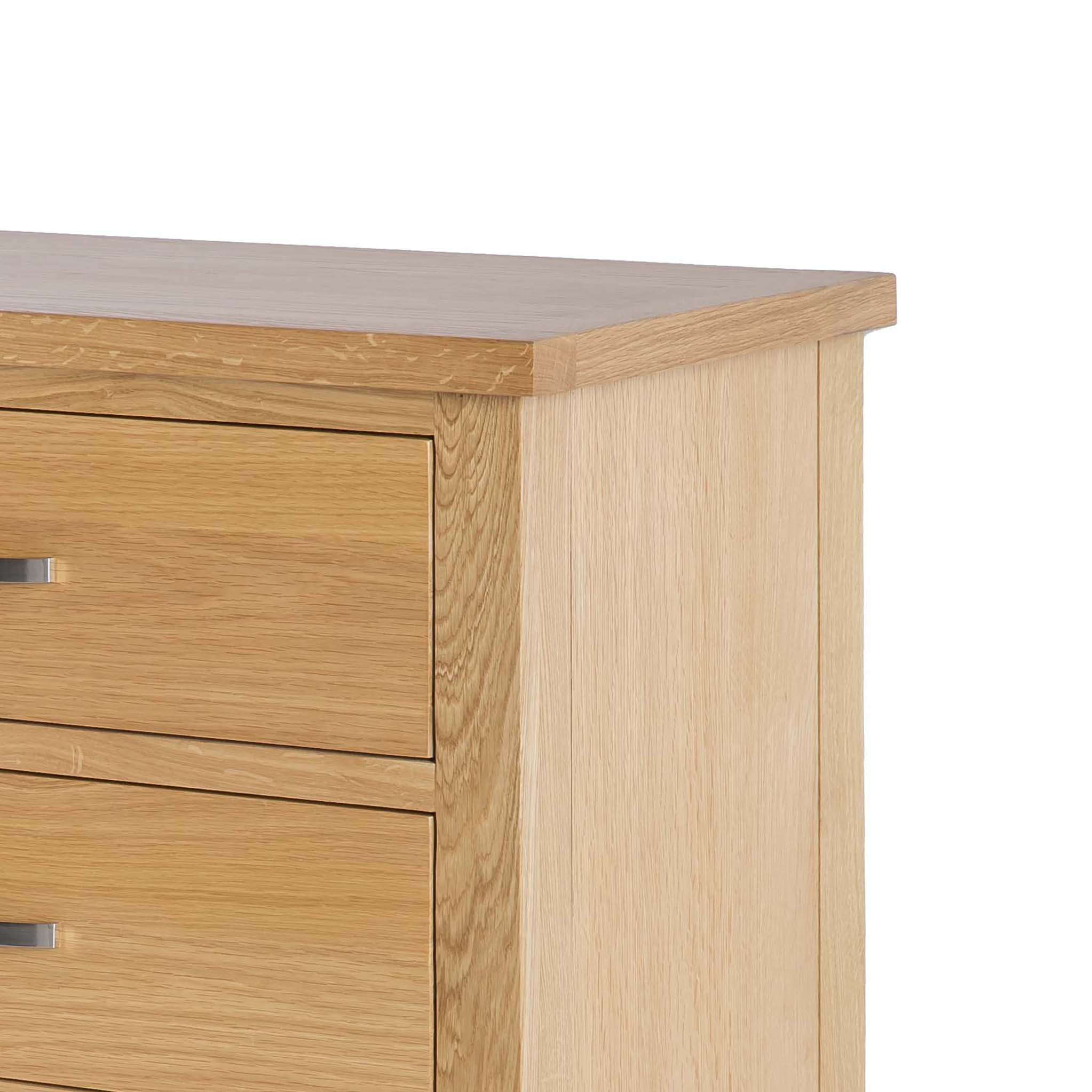 London Oak 5 Drawer Chest