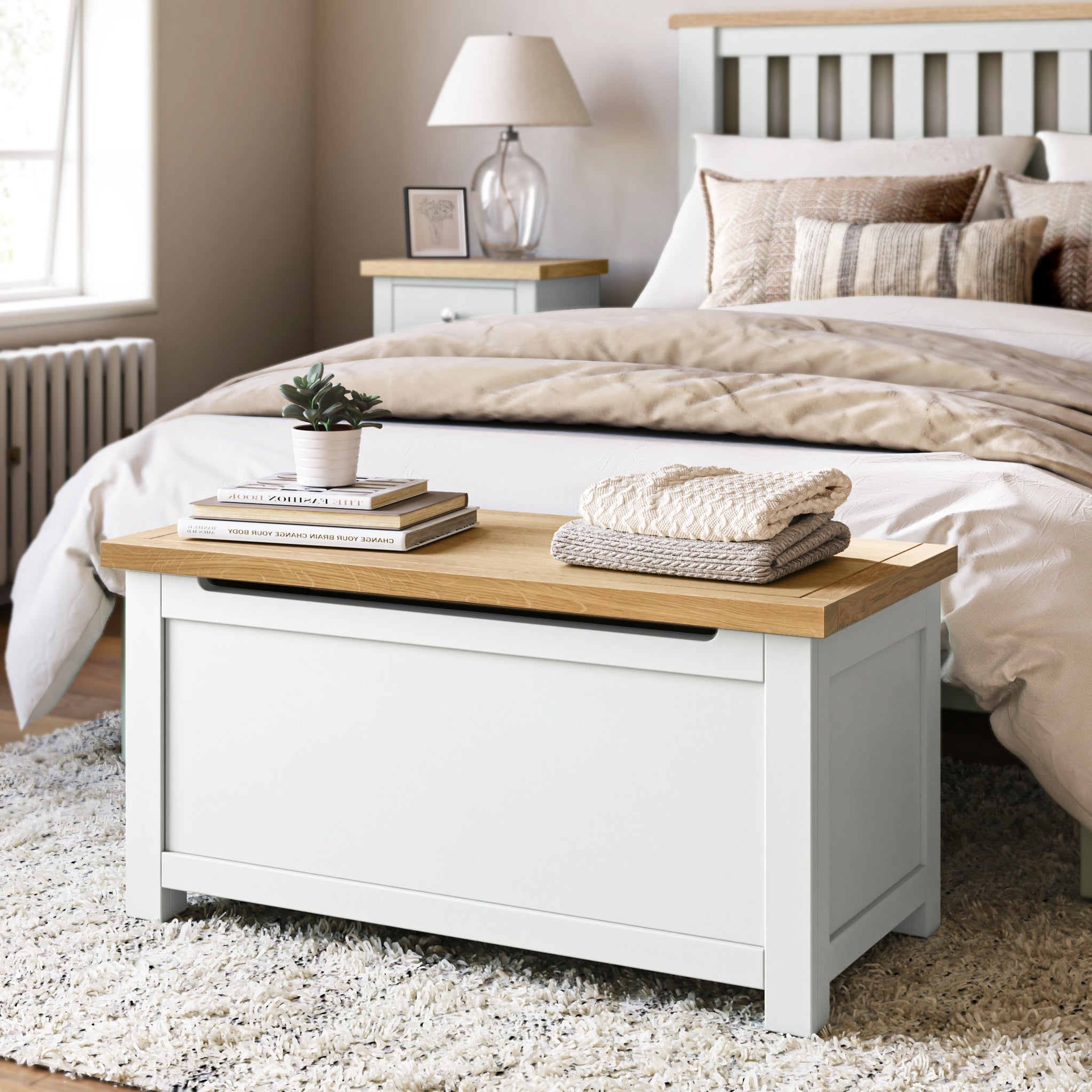 Farro Blanket Box