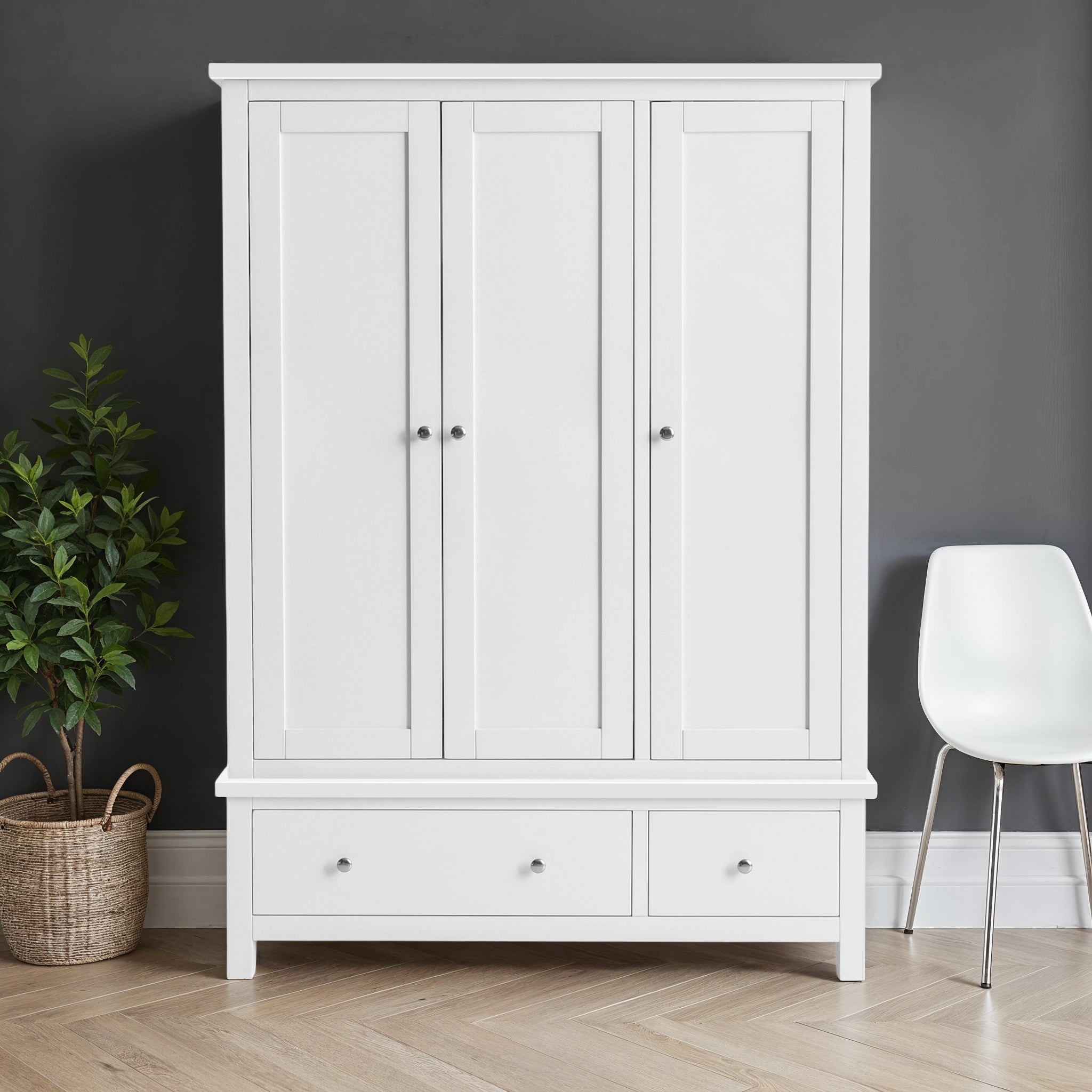 Cornish Triple Wardrobe