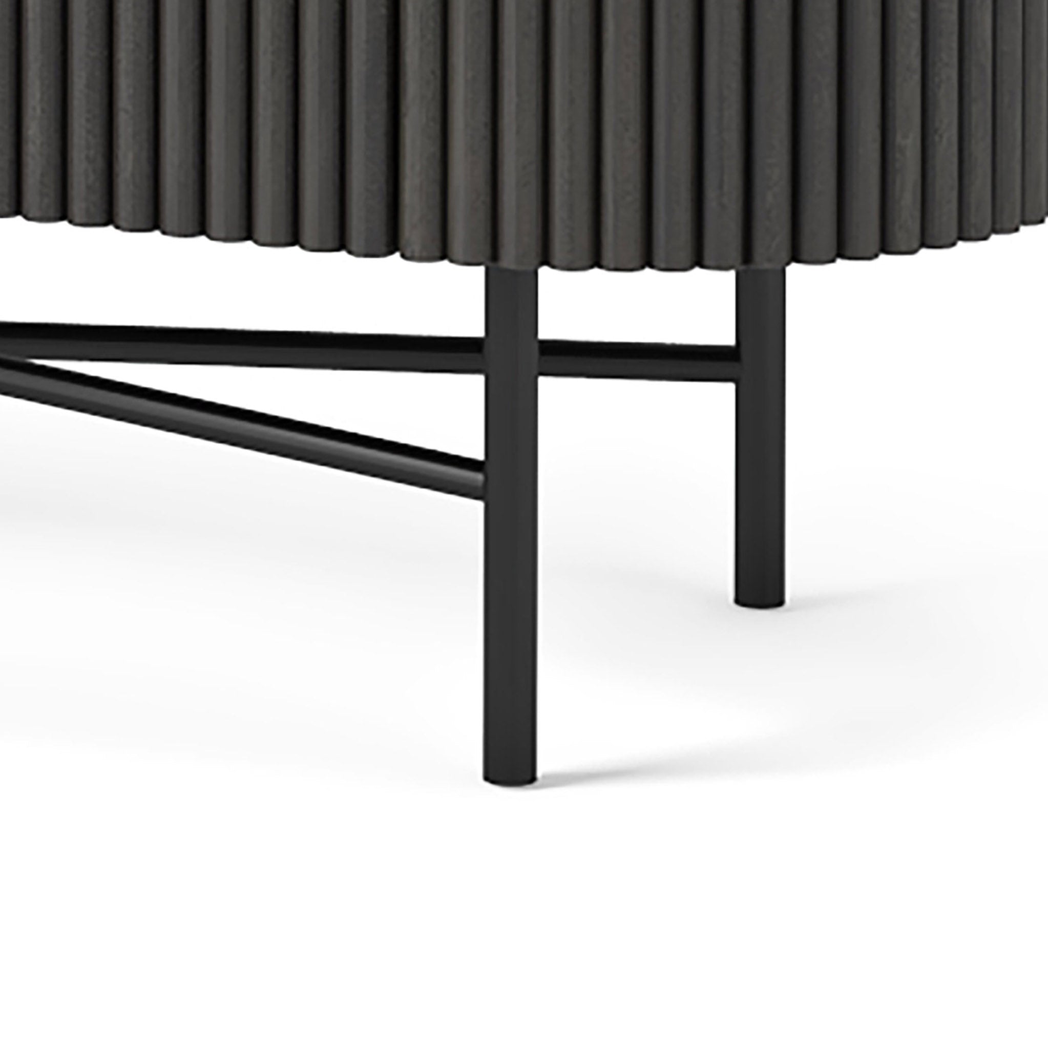 Milo Mango & Marble Fluted Mini Sideboard