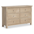 Farro Washed Oak 6 Drawer Chest