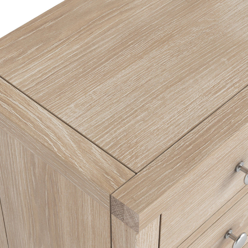 Farro Washed Oak 6 Drawer Chest