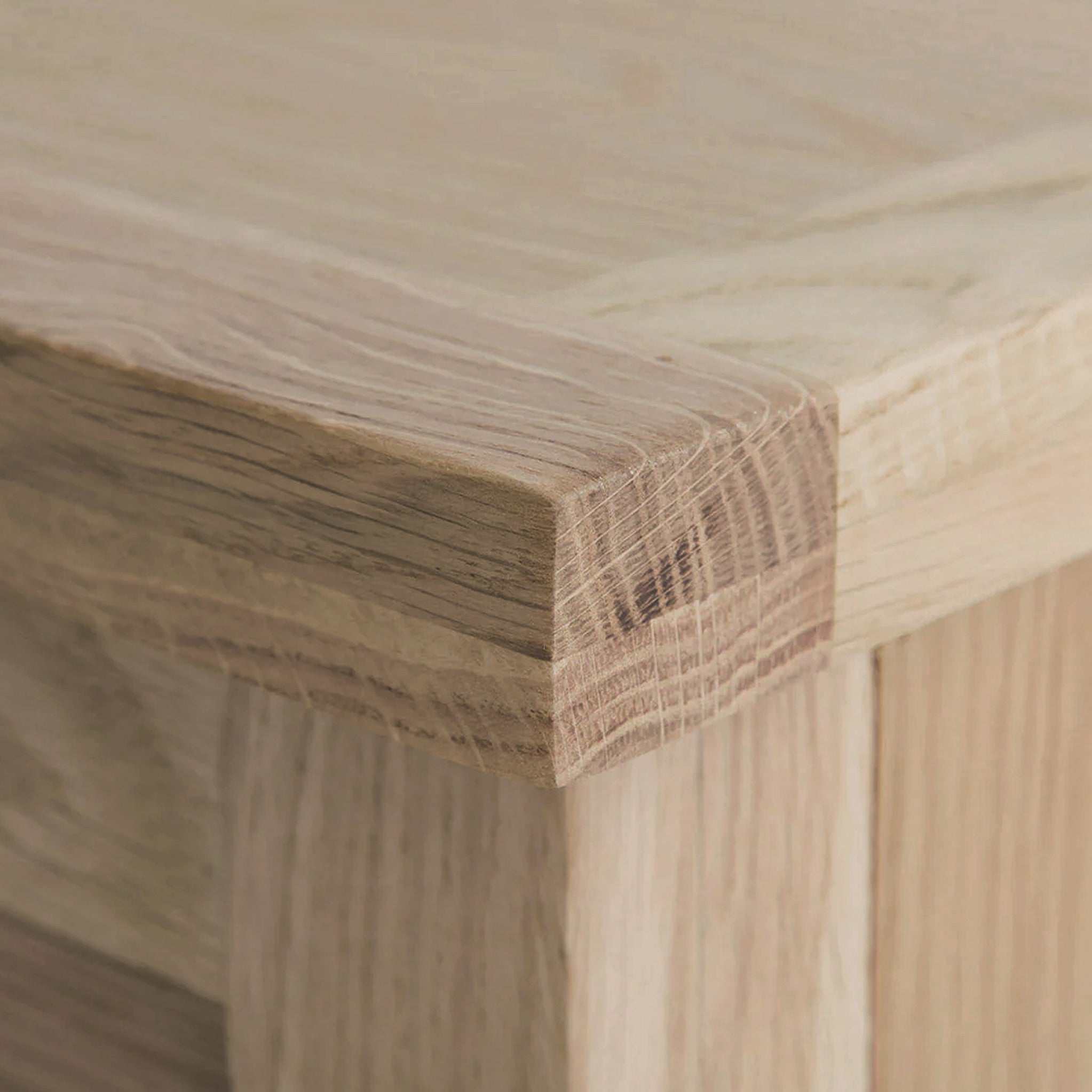 Farro Washed Oak Blanket Box