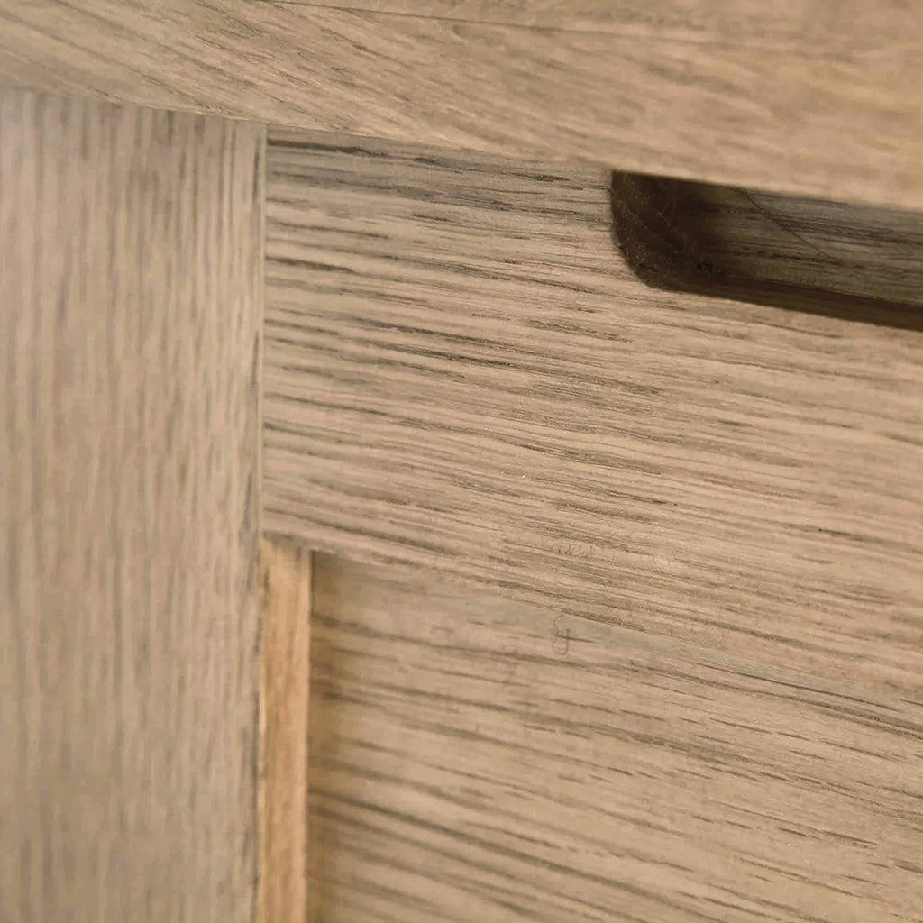 Farro Washed Oak Blanket Box