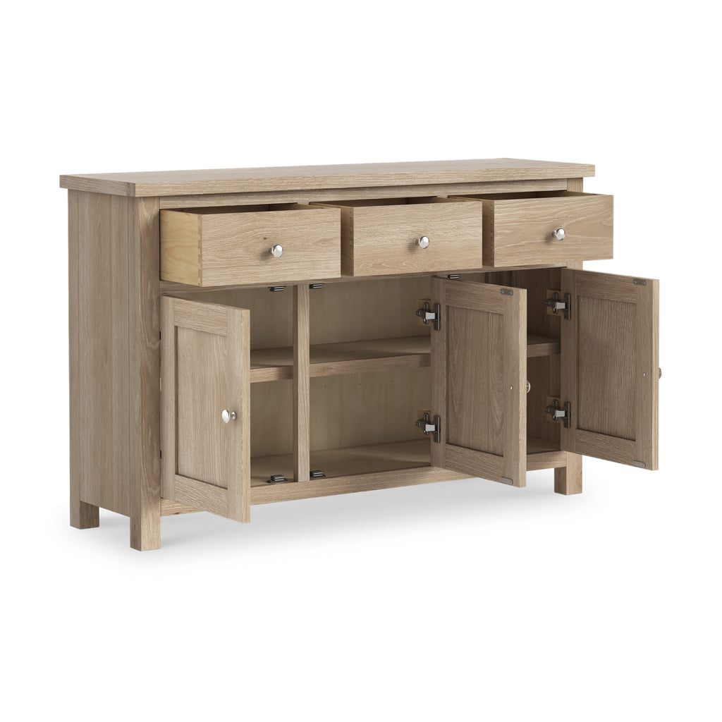 Farro Washed Oak Large Sideboard