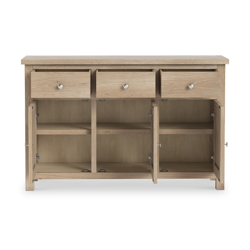 Farro Washed Oak Large Sideboard