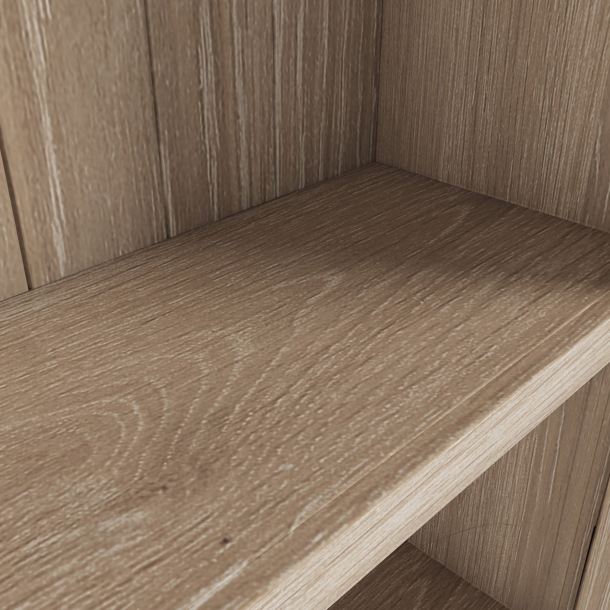 Farro Washed Oak Large Bookcase