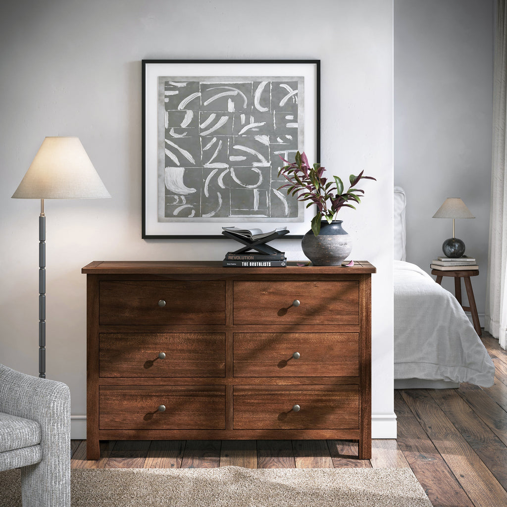 Duchy Acacia 6 Drawer Chest