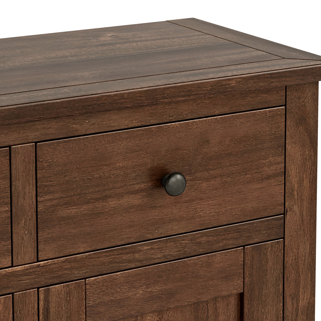Duchy Acacia 3 Drawer Large Sideboard