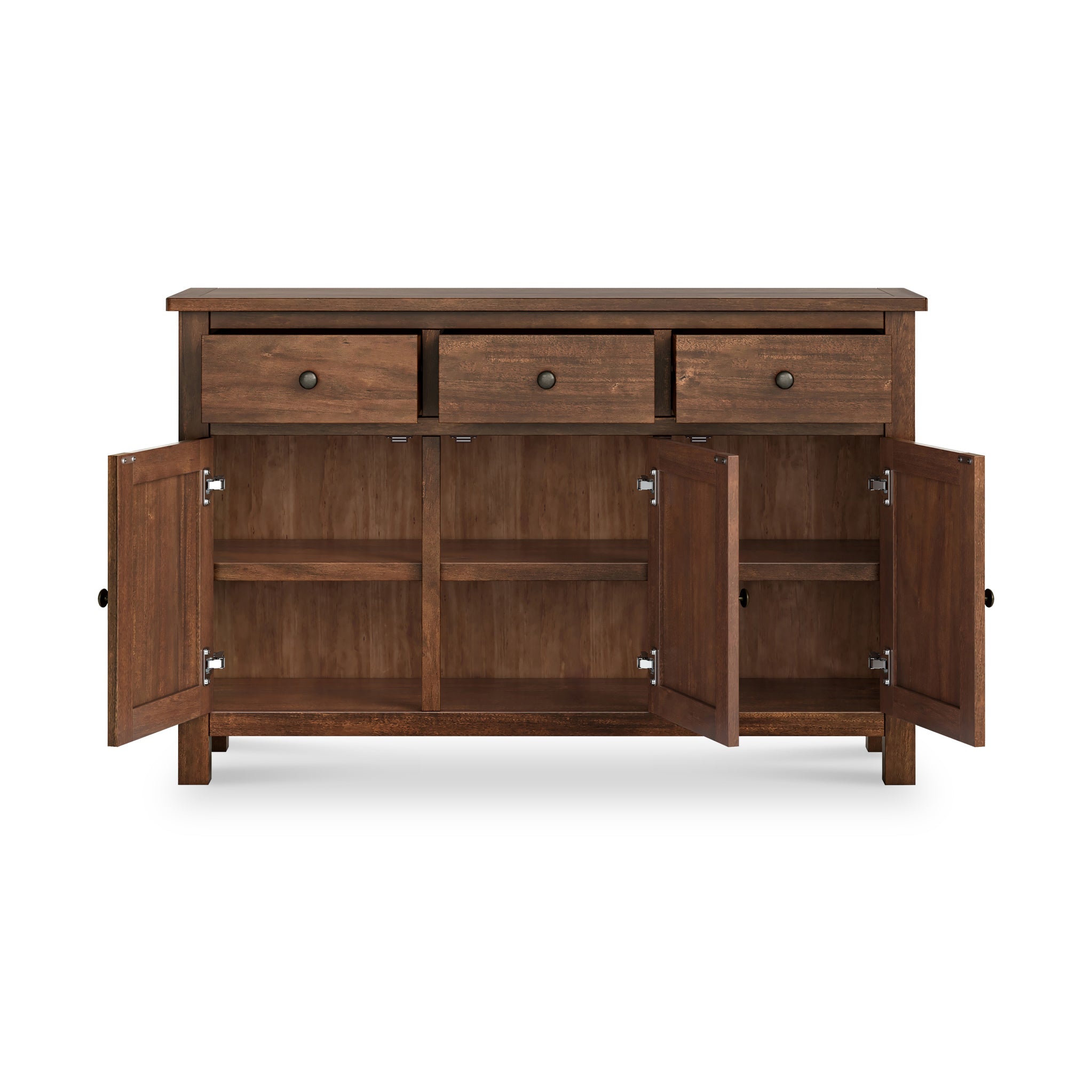 Duchy Acacia 3 Drawer Large Sideboard