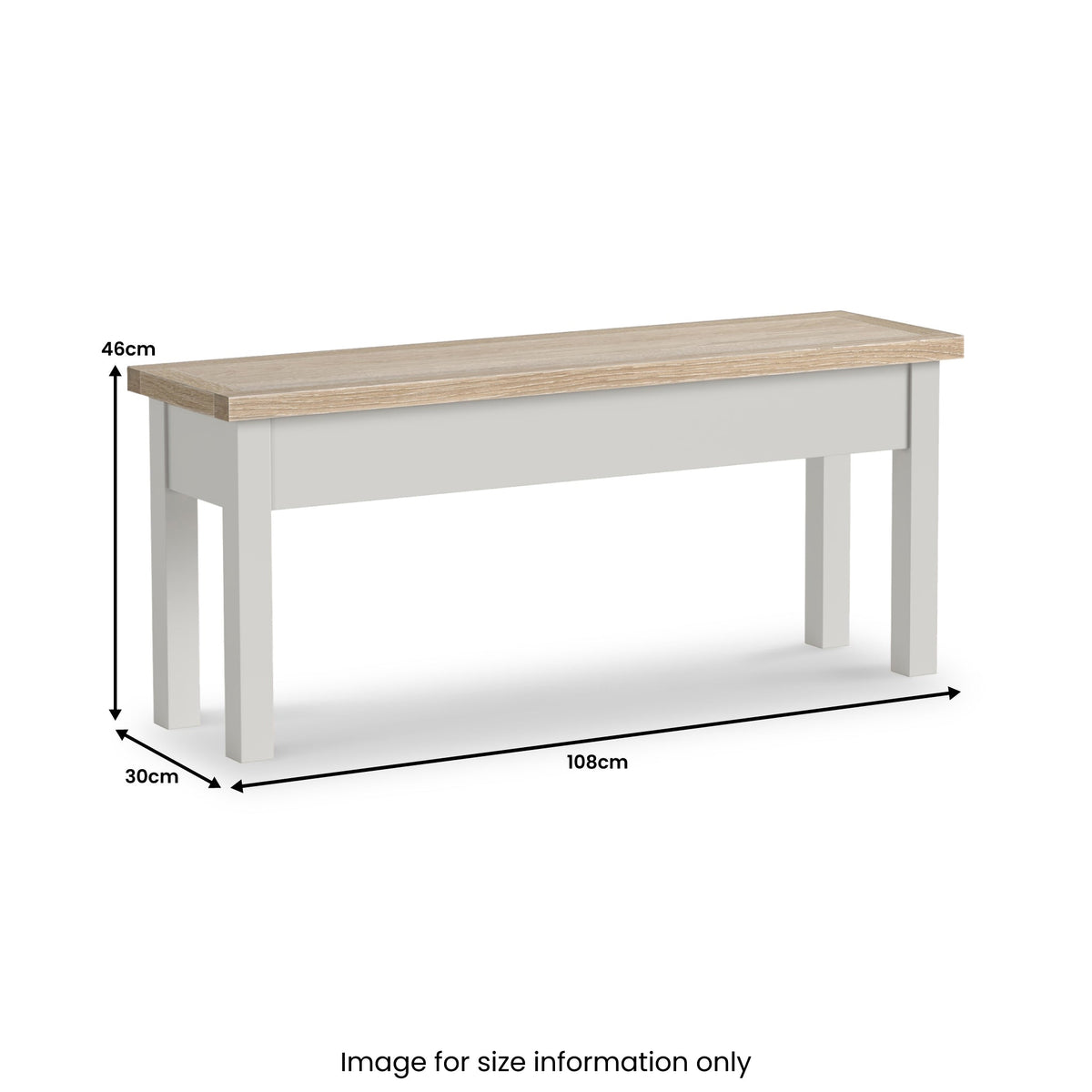 Trelan Shallow Storage Bench
