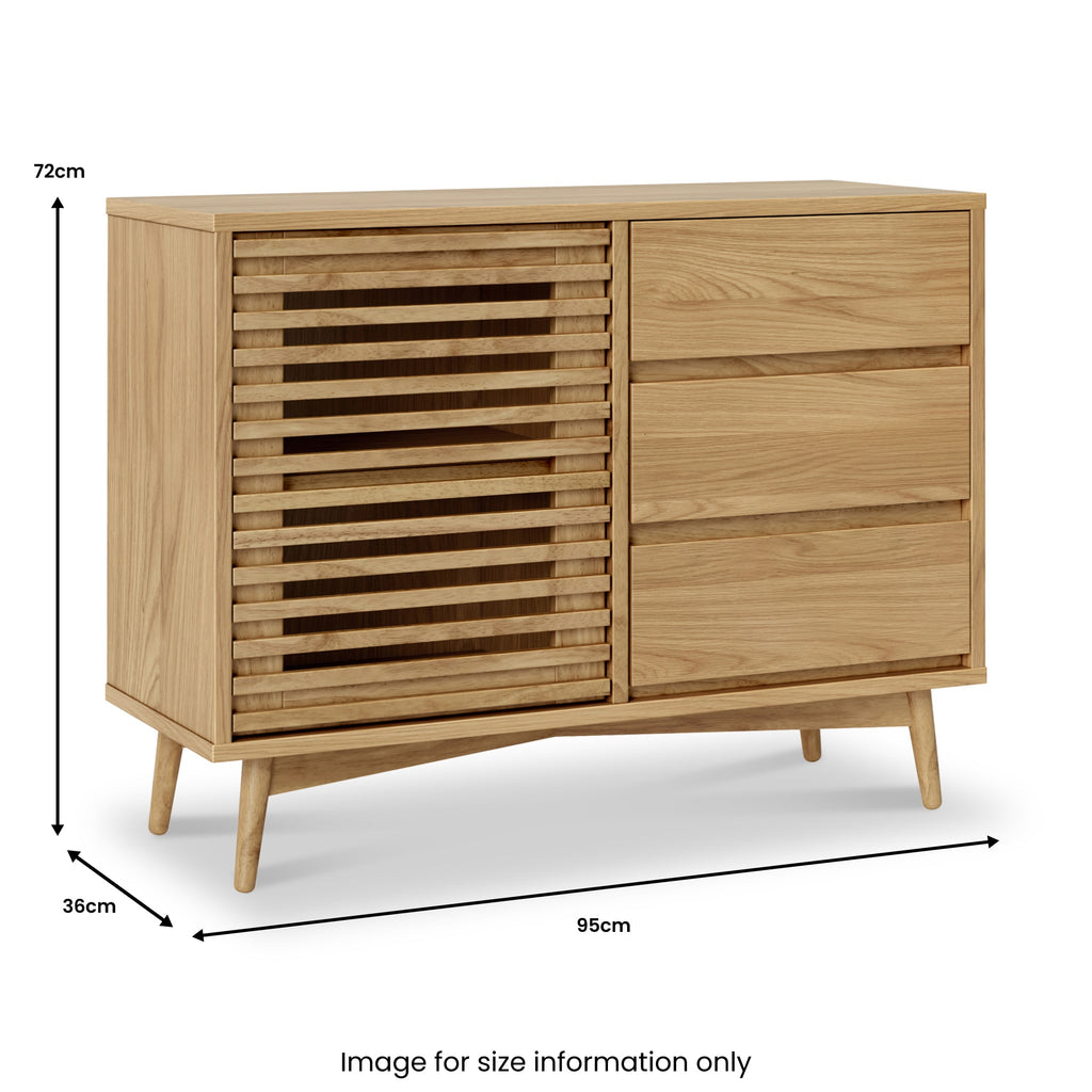 Kari Light Oak Small Sideboard