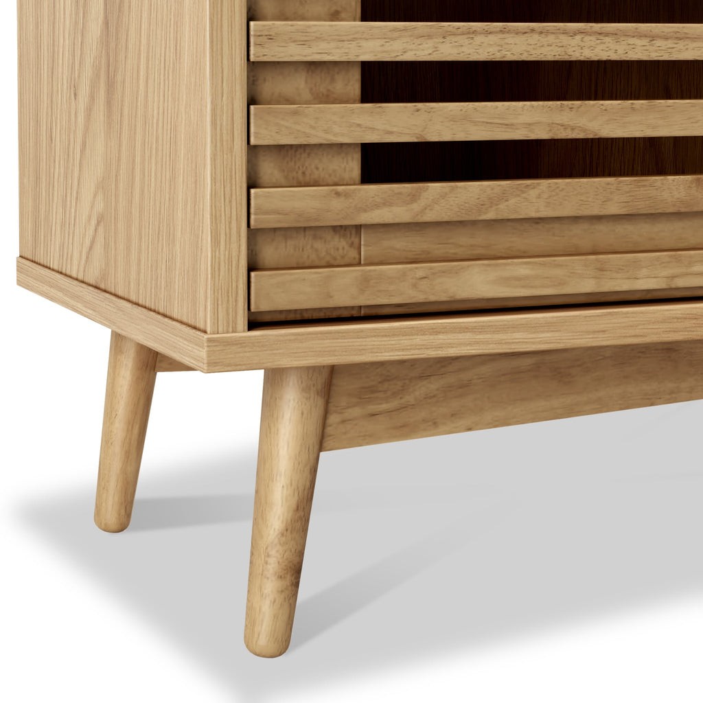 Kari Light Oak 3 Door 3 Drawer Sideboard