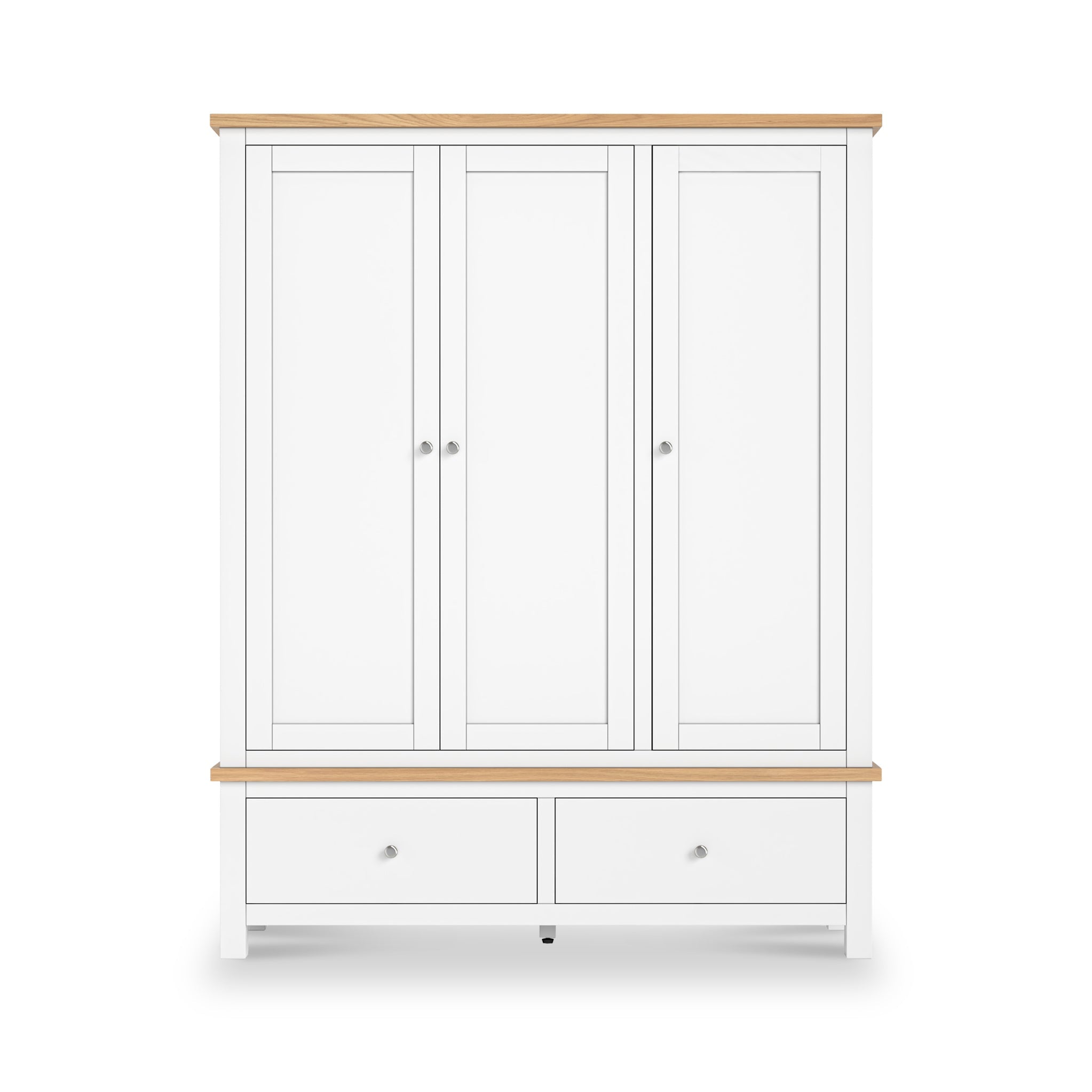 Farro XL Triple Wardrobe with 2 Drawers