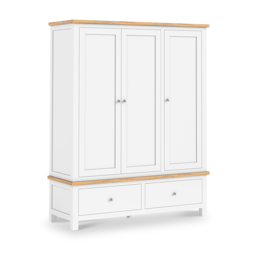 Farro XL Triple Wardrobe with 2 Drawers
