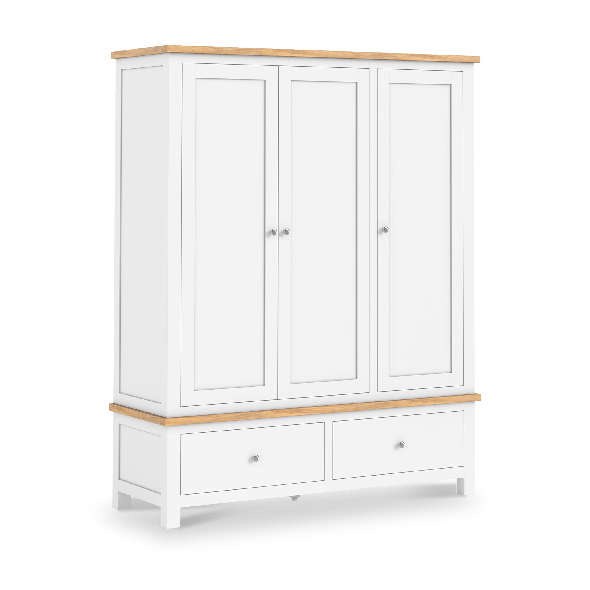 Farro XL Triple Wardrobe with 2 Drawers