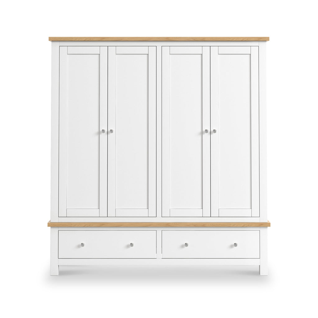 Farro 4 Door Wardrobe with 2 Drawers