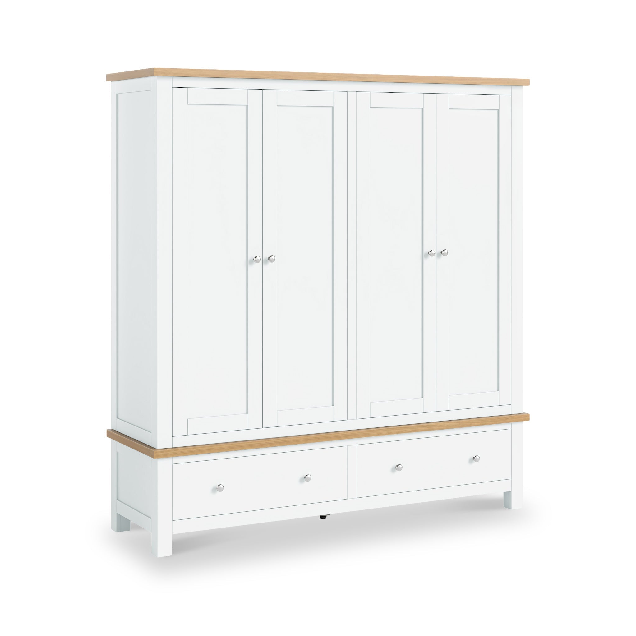 Farro 4 Door Wardrobe with 2 Drawers