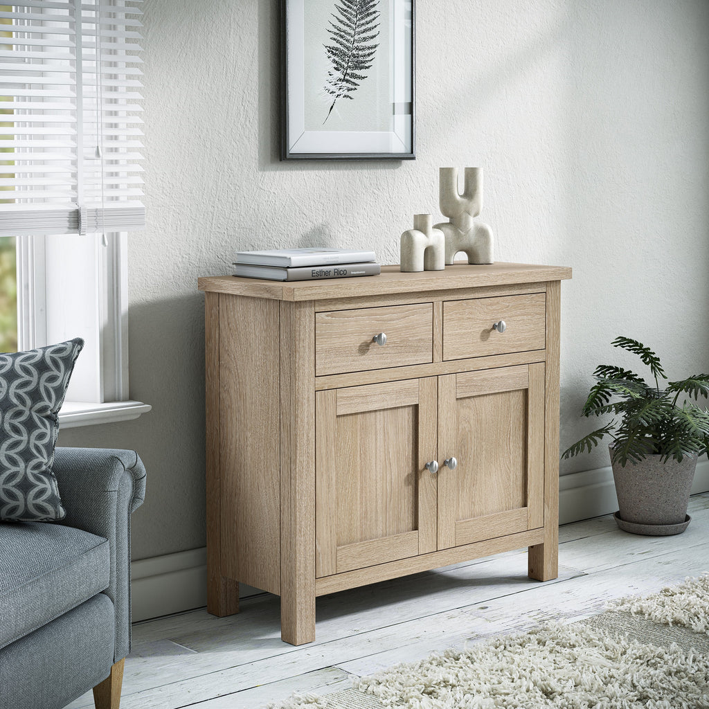 Farro Washed Oak Small Sideboard