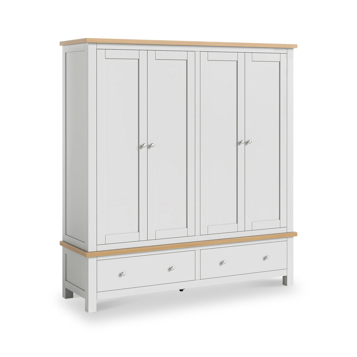 Farro 4 Door Wardrobe with 2 Drawers