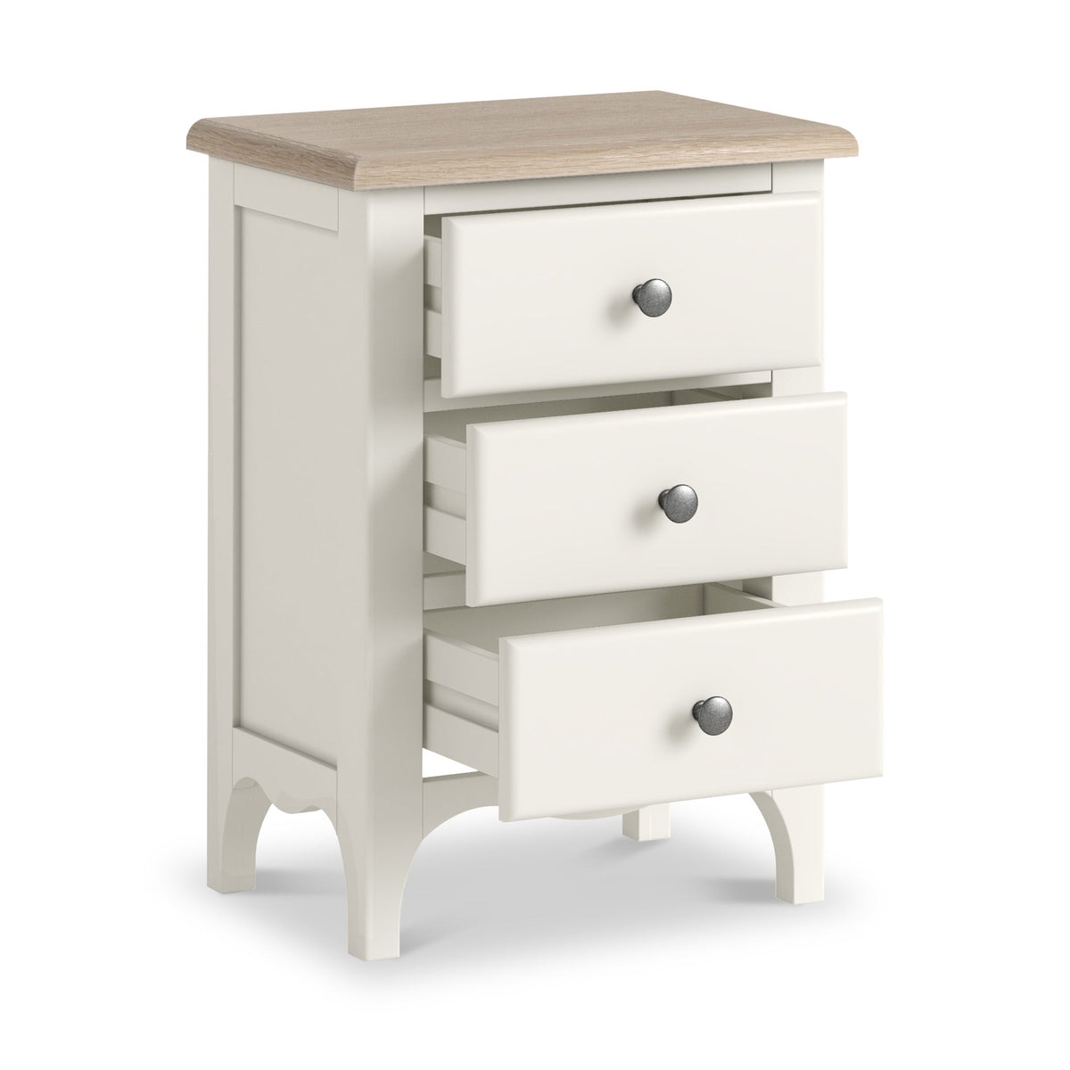 Celine 3 Drawer Bedside Table