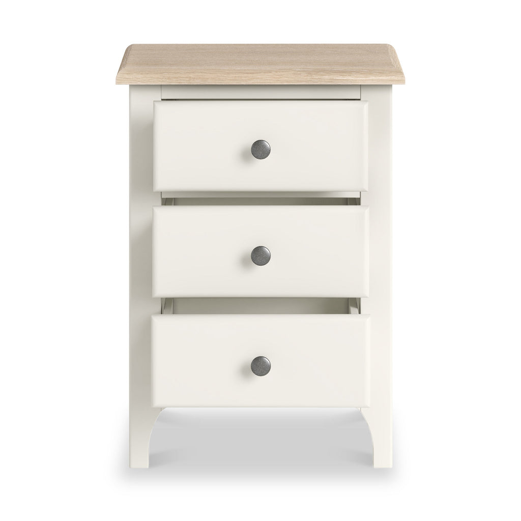 Celine 3 Drawer Bedside Table