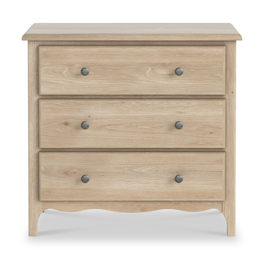 Celine Washed Oak 3 Drawer Chest