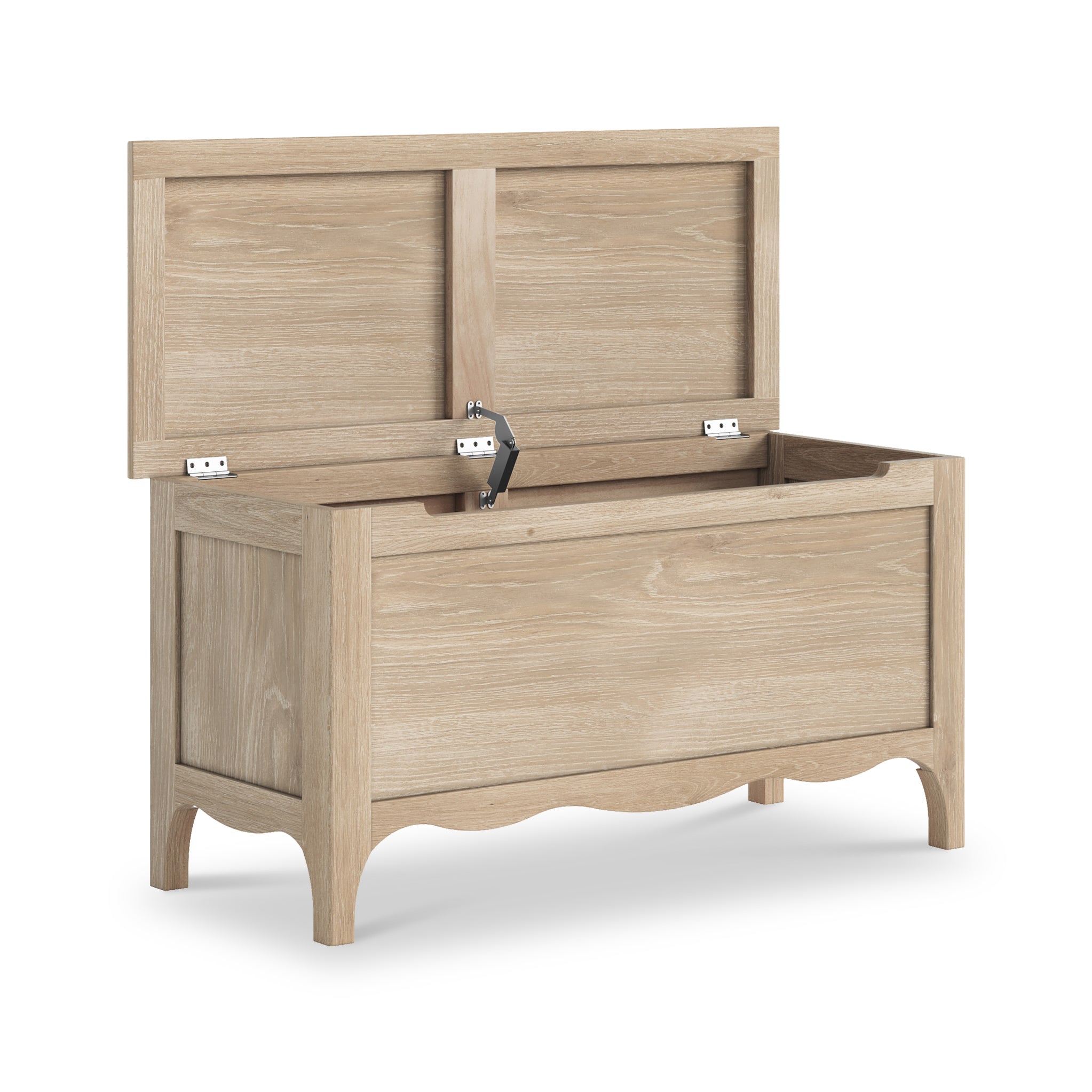 Celine Washed Oak Blanket Box